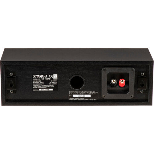 Yamaha NS-C210 Two-Way Center Channel Speaker (Black) | electronicsexpo.com