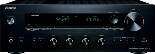Onkyo TX-8470 2-Channel Stereo Receiver with Wi-Fi, Bluetooth, Phono, Hi-Res Audio and Roon Ready