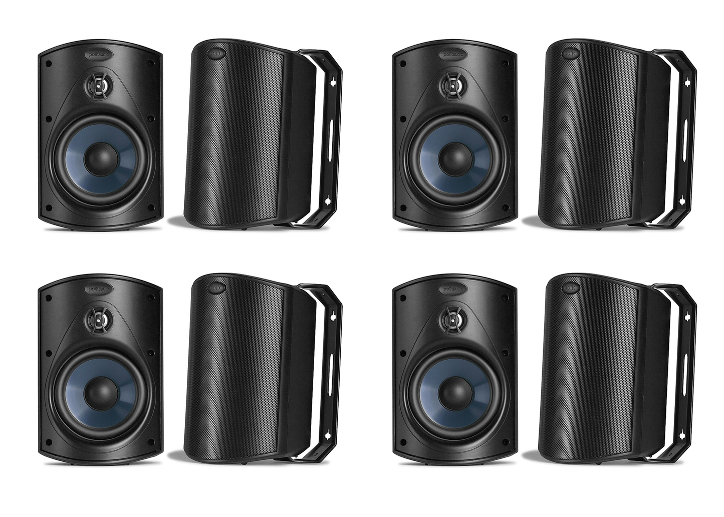 Polk Audio Atrium4 All-Weather Indoor/Outdoor Speakers (8 Speaker Bundle)