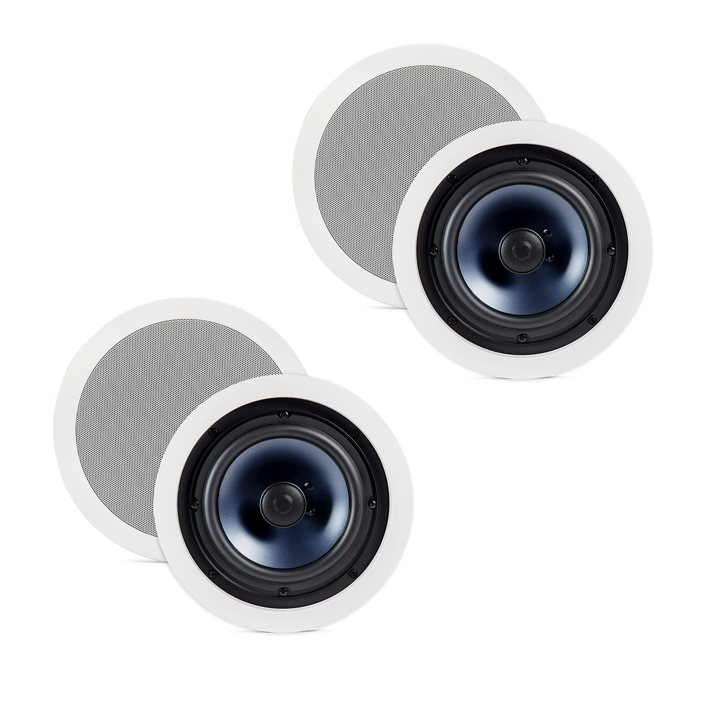 Polk Audio RC60i In-Ceiling/In-Wall Speakers (Pair/White) - In Ceiling In Wall Speakers - electronicsexpo.com