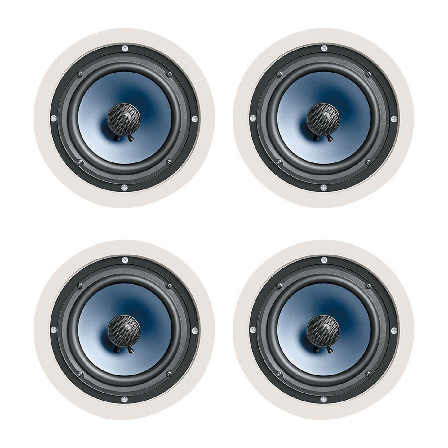 Polk Audio RC60i In-Ceiling/In-Wall Speakers (Pair/White) - In Ceiling In Wall Speakers - electronicsexpo.com