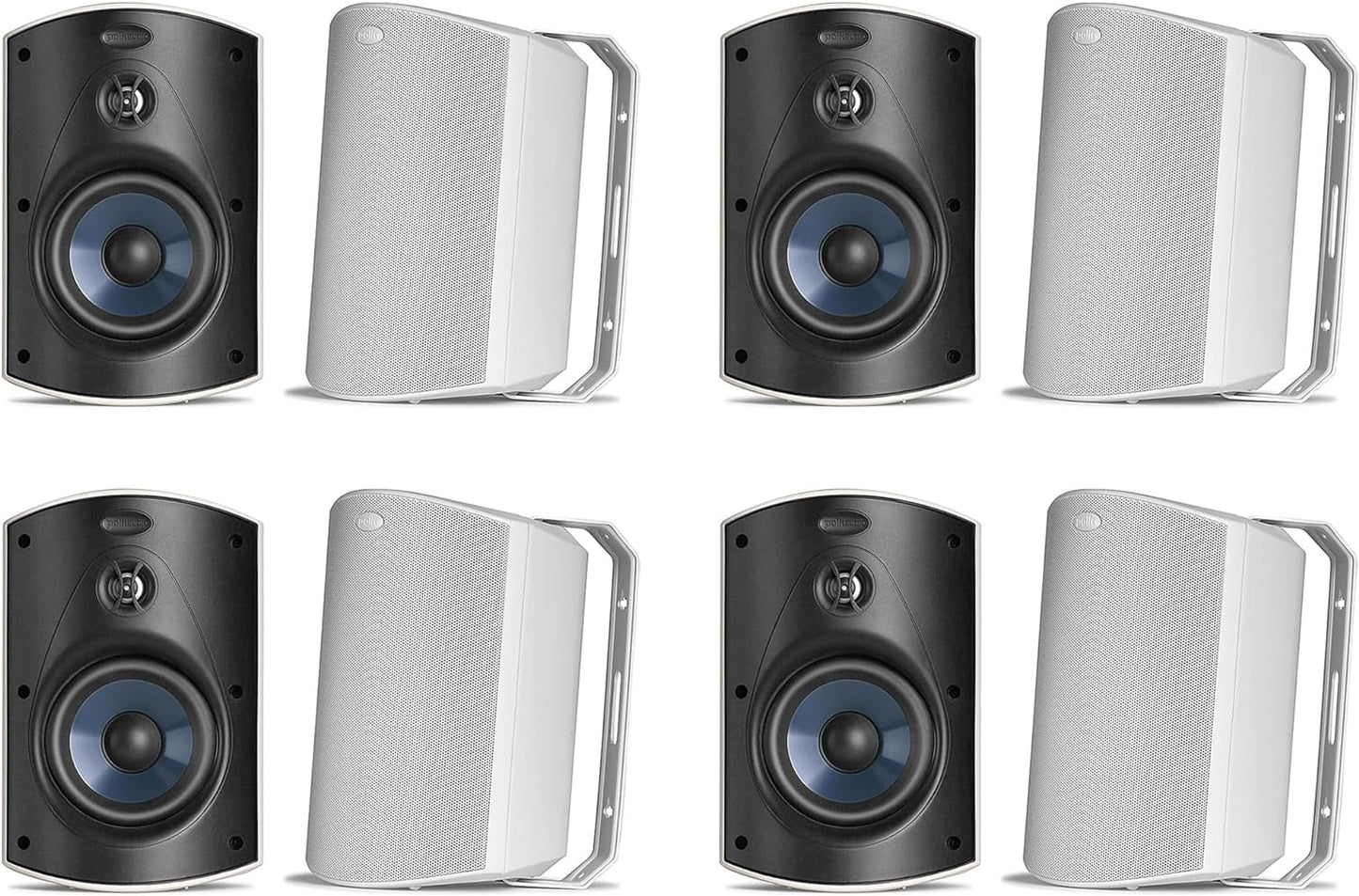 Polk Audio Atrium 5 Indoor Outdoor Speakers (8 Speaker Bundle)