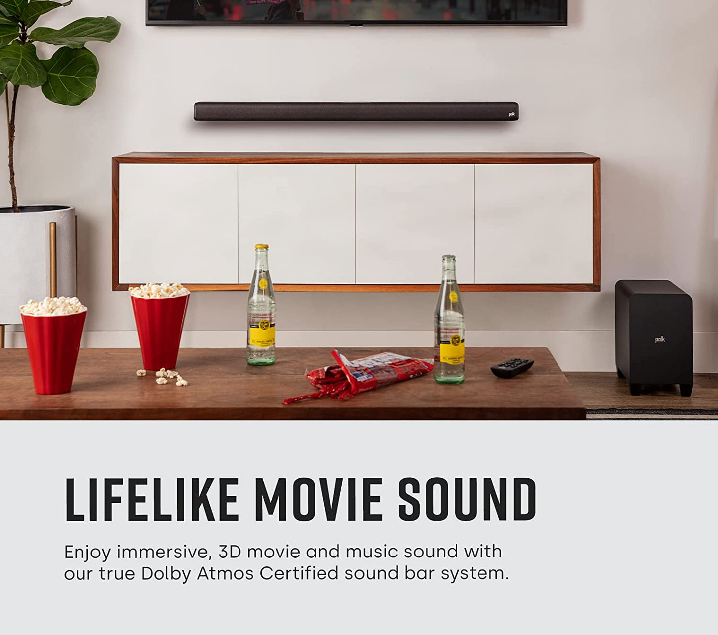 Polk Audio Signa S4 3.1.2-Channel Dolby Atmos Soundbar System