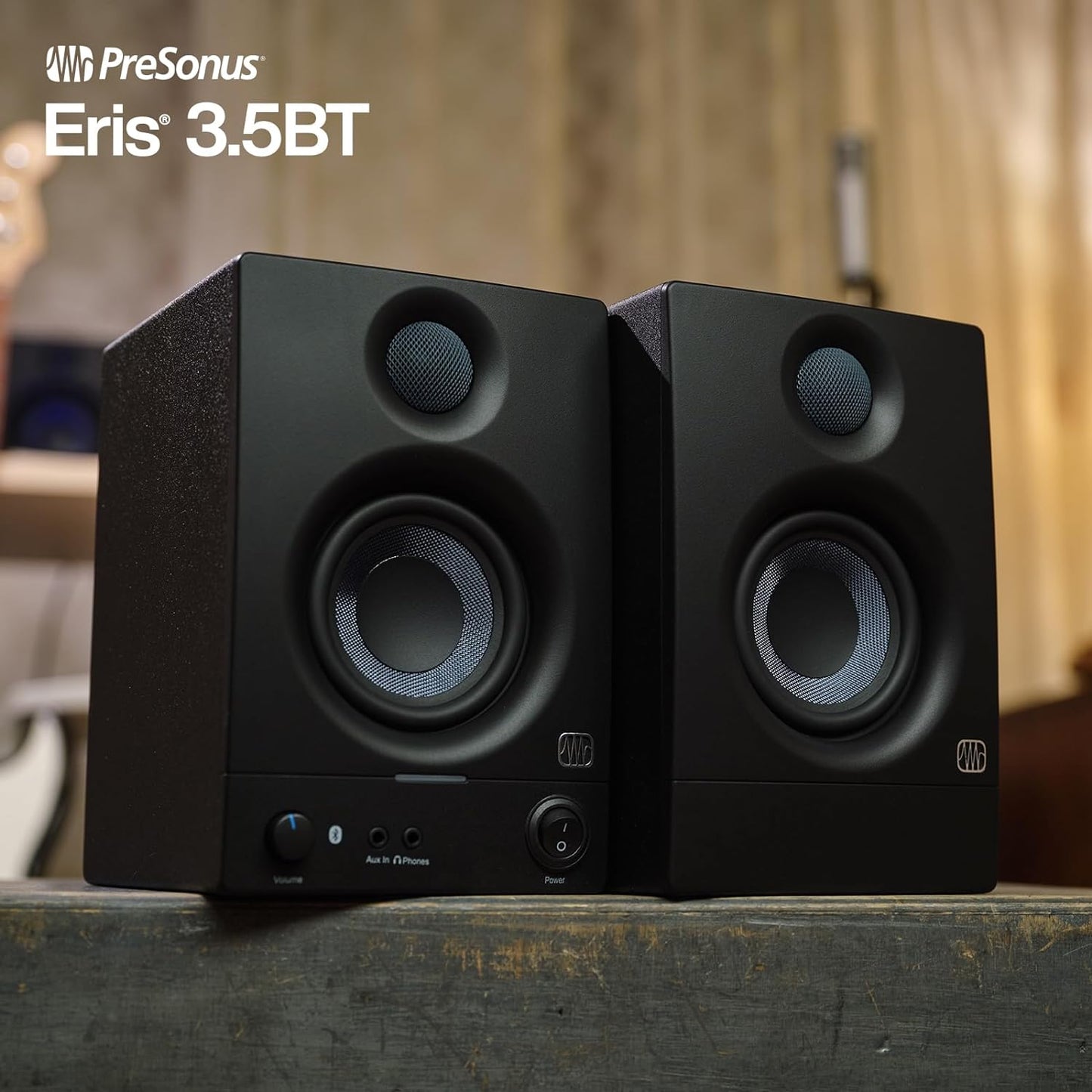 PreSonus Eris 3.5BT 3.5" Powered Desktop Speakers with Bluetooth