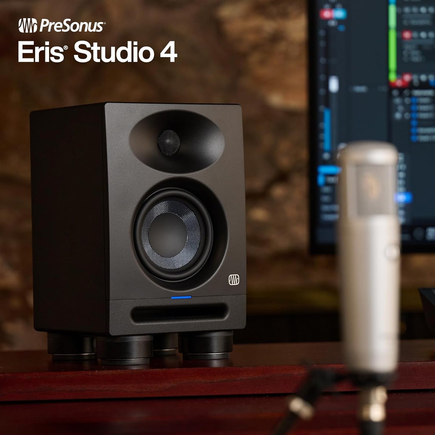 PreSonus Eris Studio 4 4.5" 2-Way Active Studio Monitors with EBM Waveguide