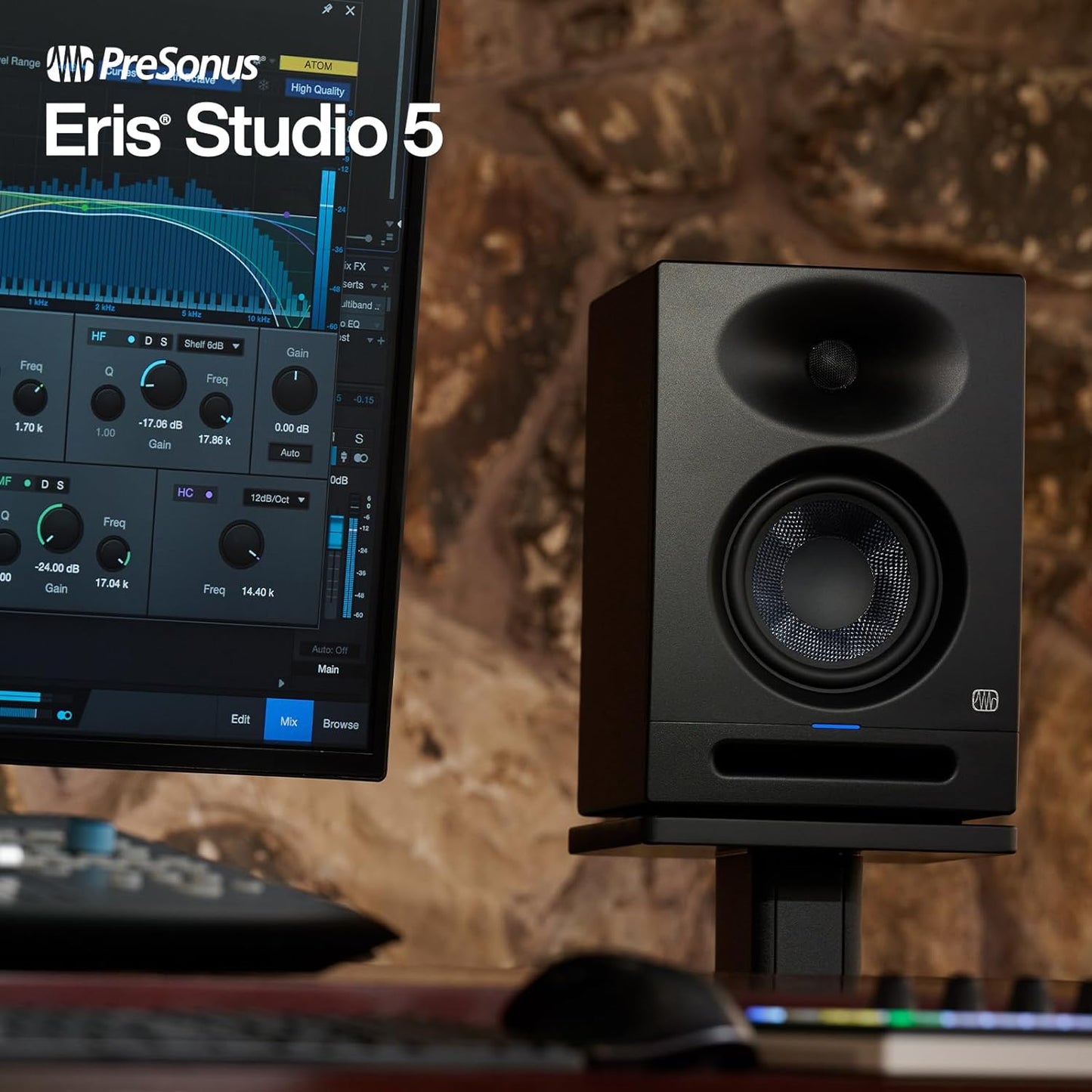 PreSonus Eris Studio 5 5.25" 2-Way Active Studio Monitors with EBM Waveguide