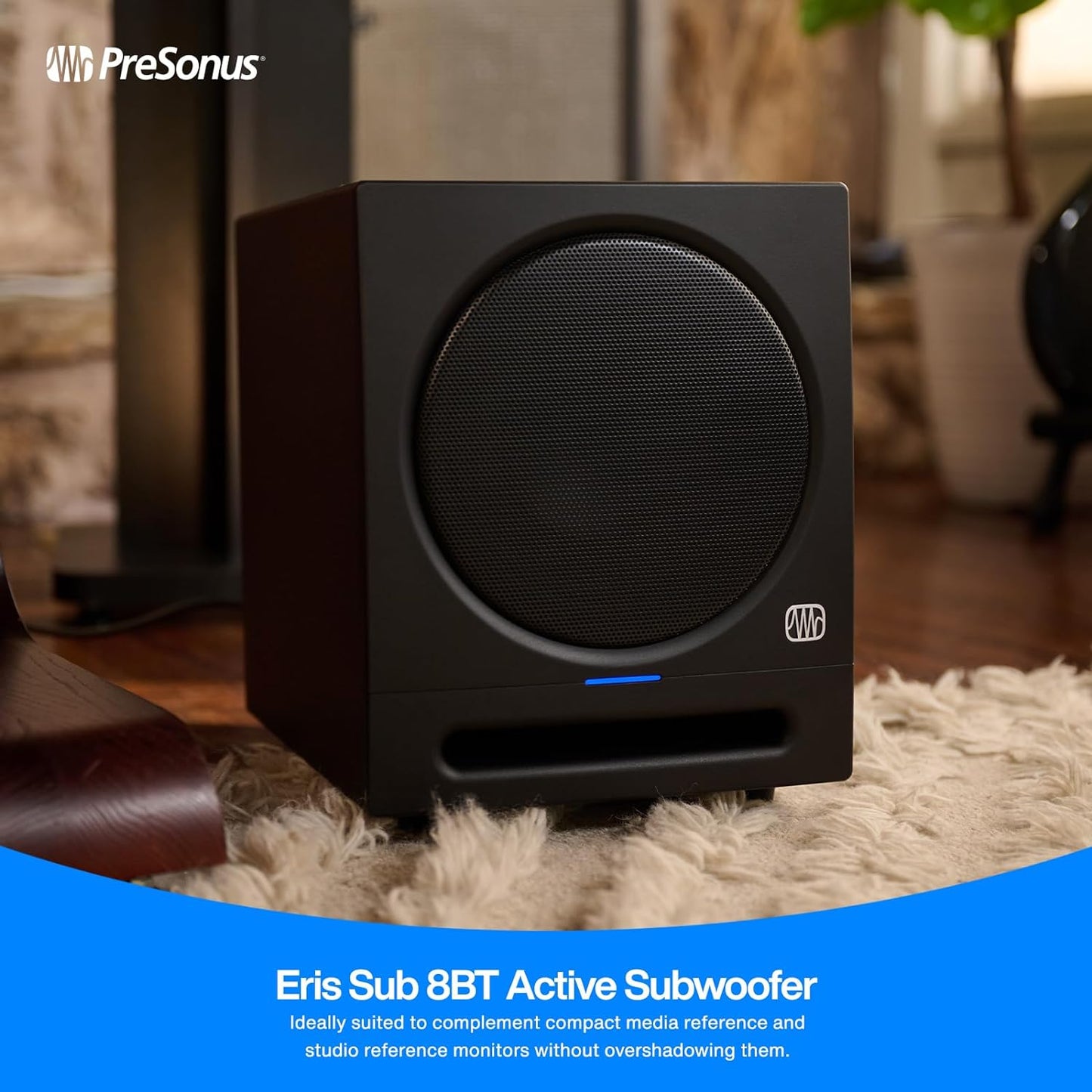 PreSonus Eris Sub 8BT 8" Active Studio Subwoofer with Bluetooth