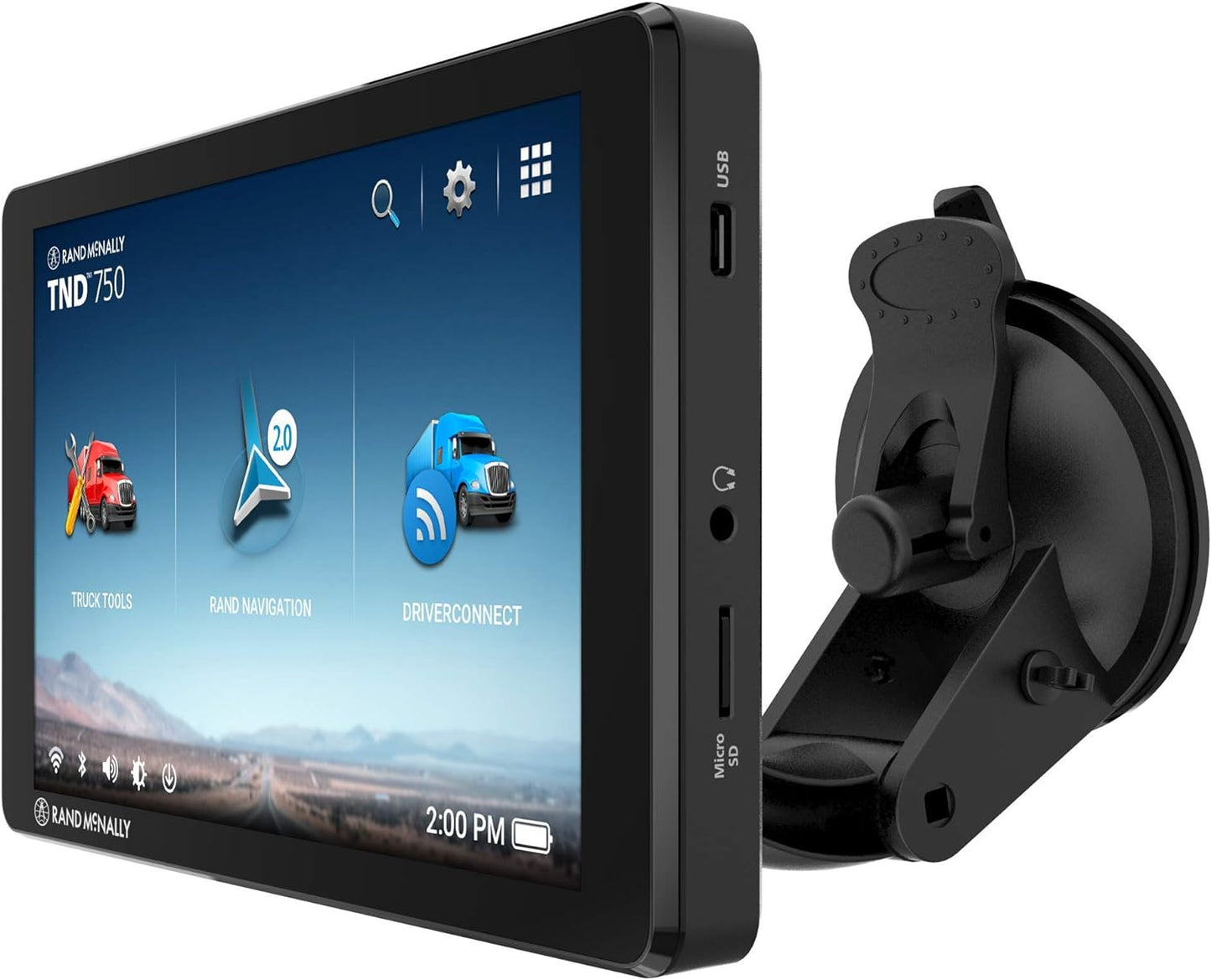 Rand McNally TND 750 7" GPS Truck Navigator, Custom Truck Routing and Rand Navigation 2.0