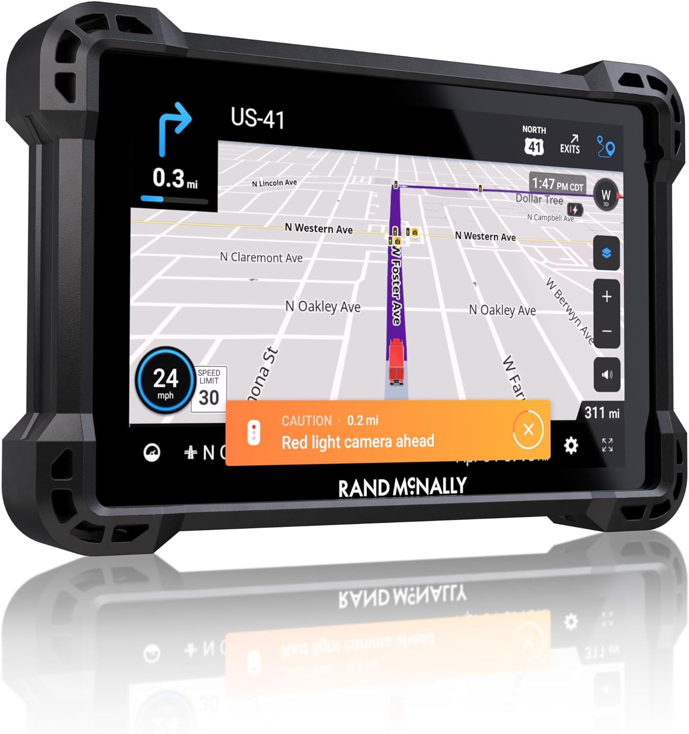 Rand McNally RANDTAB7 7" Rand Tablet Truck GPS with Rand Navigation