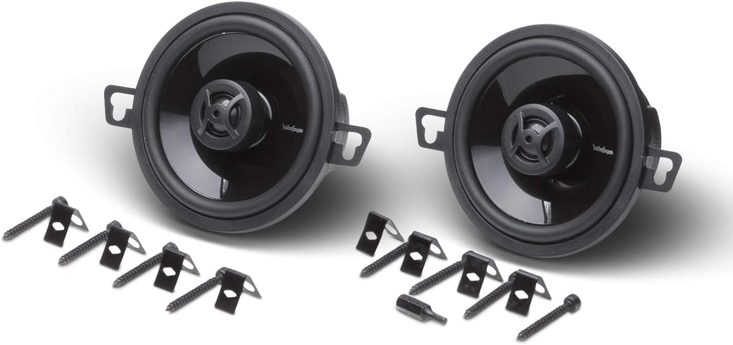 Rockford Fosgate P132 Punch 3.50" 2-Way Coaxial Full Range Speakers (Black/Pair)