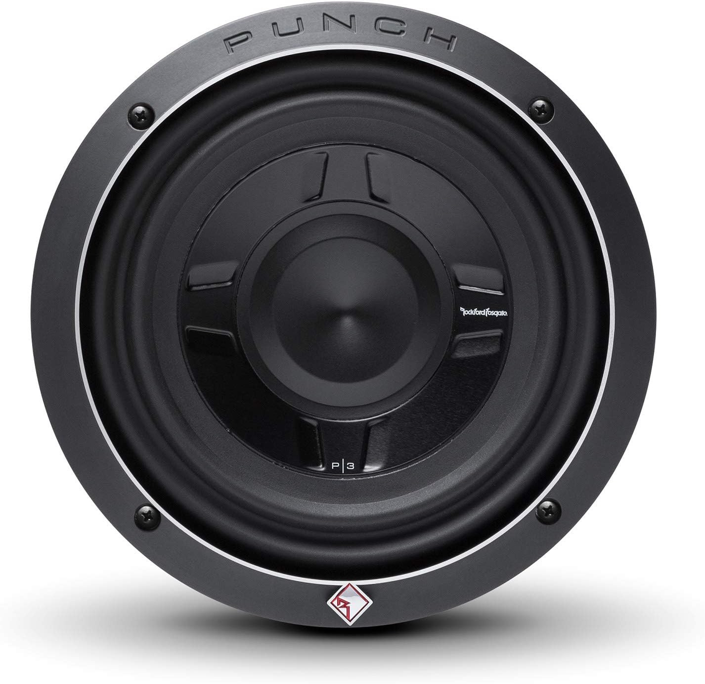 Rockford Fosgate P3SD2-8 Punch Stage 3 Shallow 8" Subwoofer with Dual 2-ohm Voice Coils