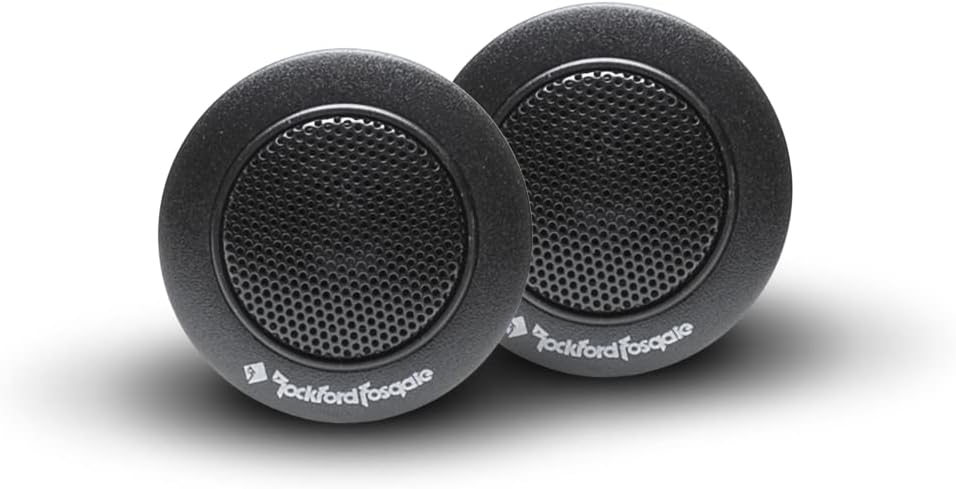 Rockford Fosgate R1T-S Prime Series Mylar Balanced Dome Tweeters (Pair)
