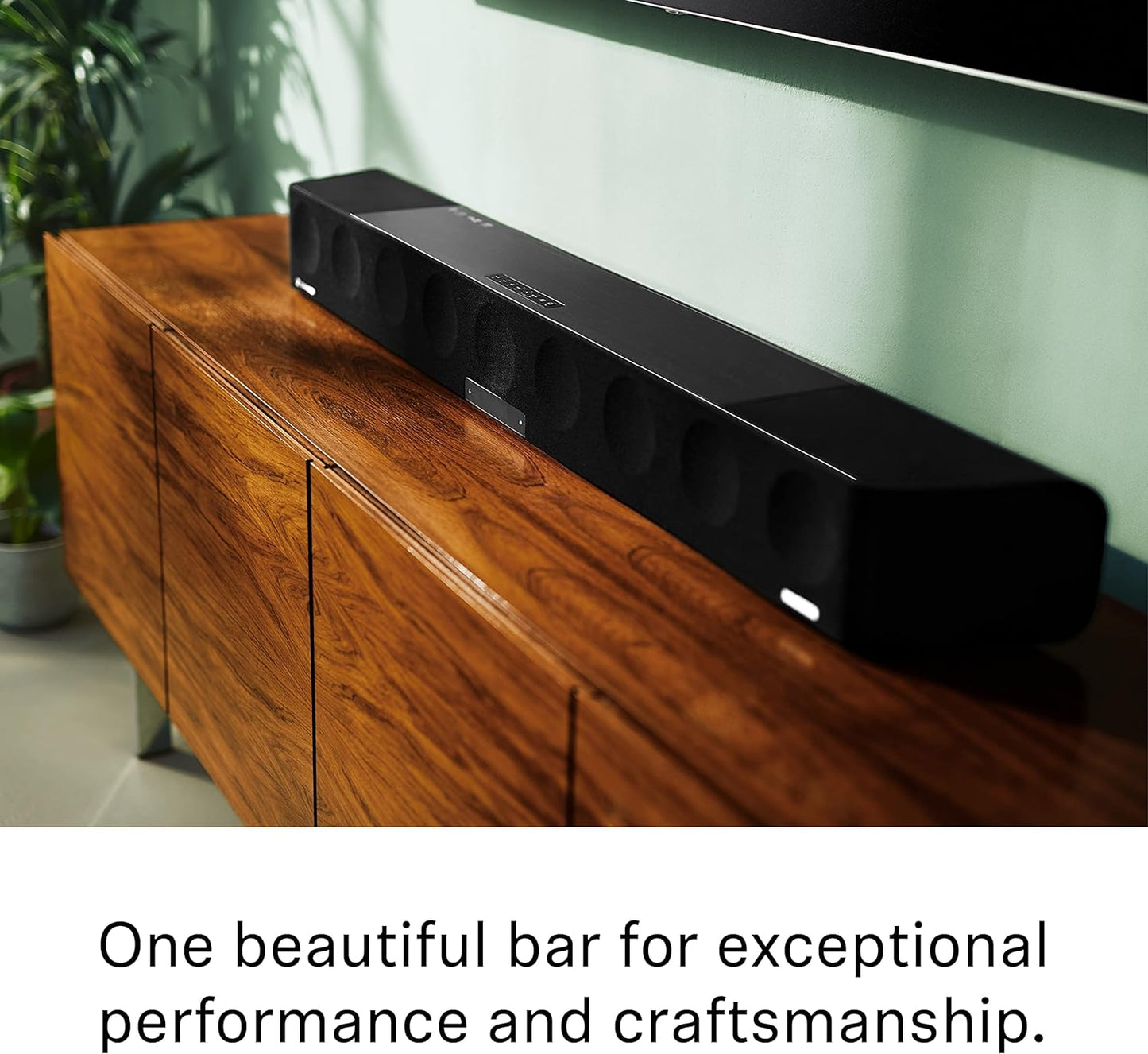 Sennheiser AMBEO Soundbar Max 5.1.4-Channel Powered Sound Bar with Dolby Atmos and DTS:X