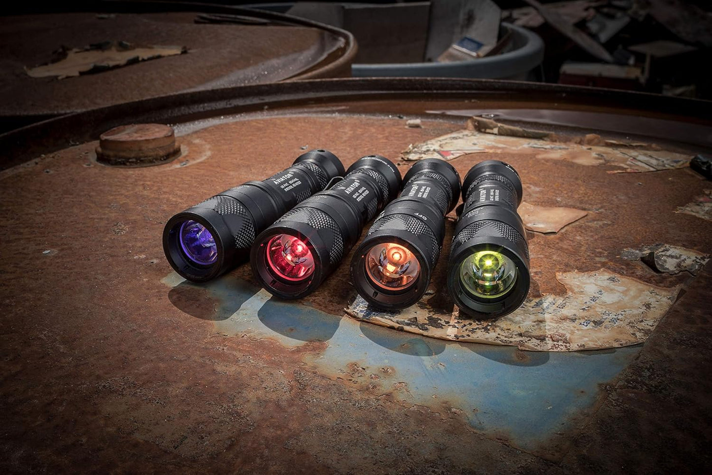 SureFire Aviator Flashlights with Dual Output Multi-Spectrum LED