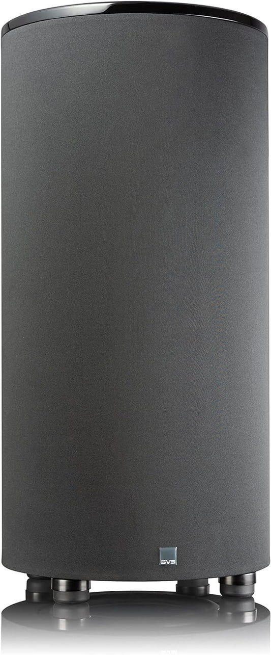 SVS PC-2000 Pro Cylinder-Style Powered Subwoofer with App Control (Piano Gloss Black)