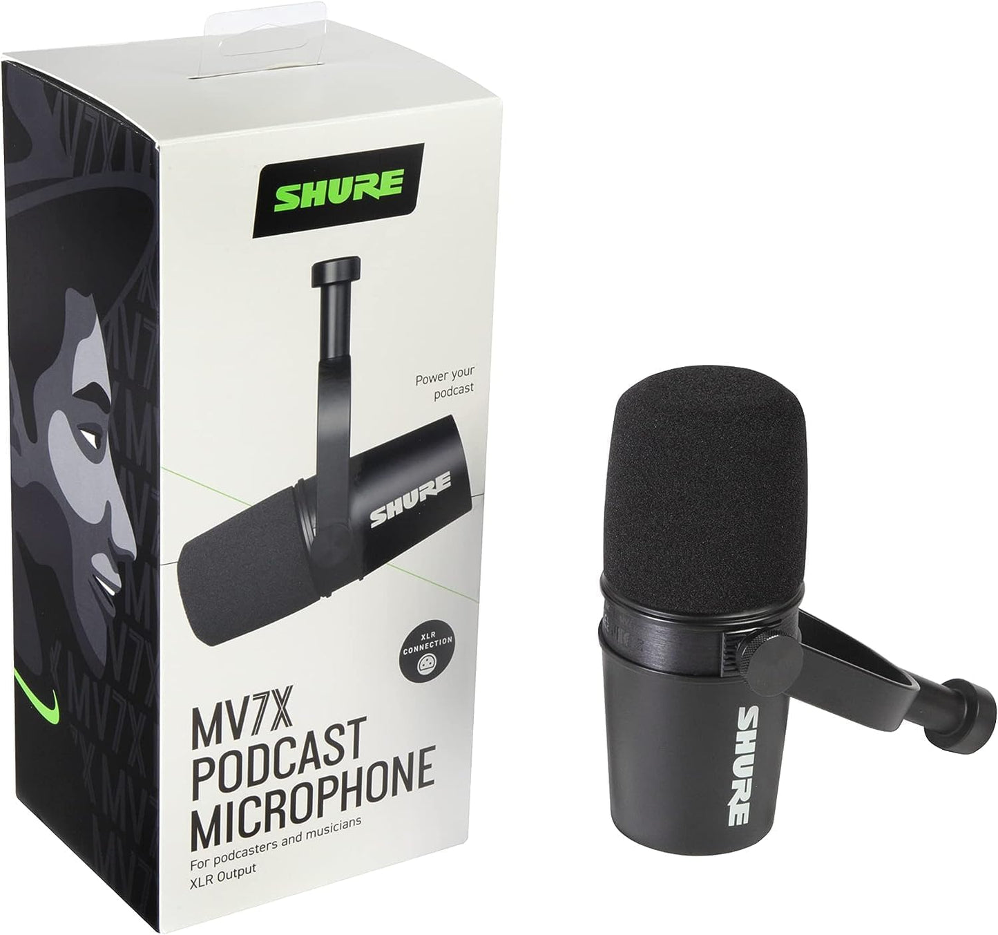 Shure MV7X Podcast XLR Microphone