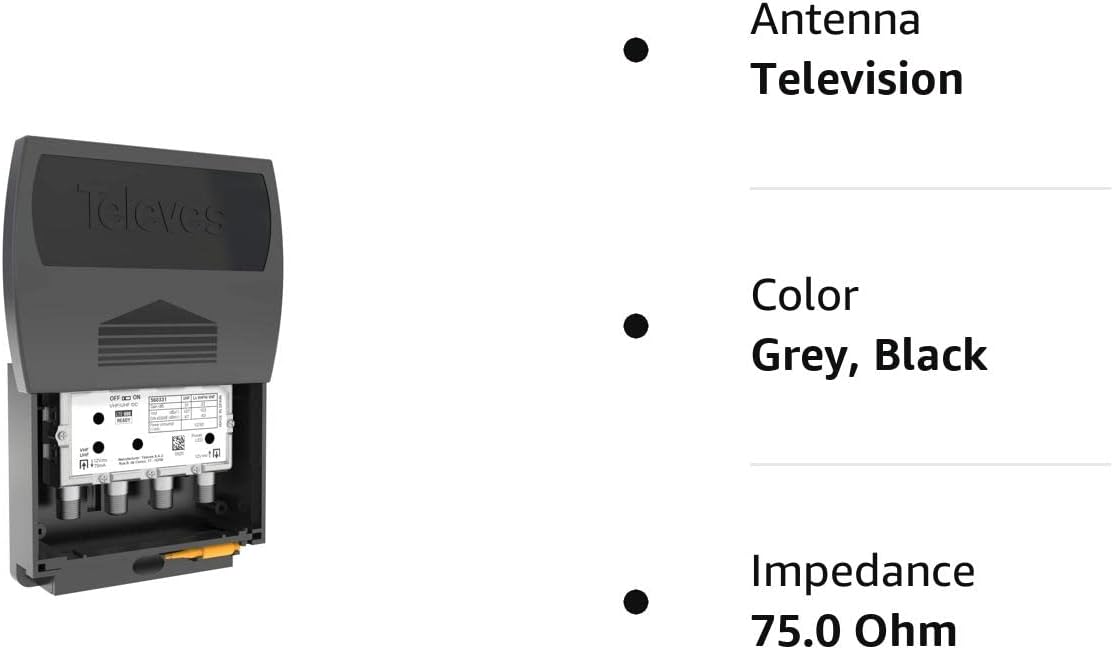 Televes 560383 Single Input Antenna Preamp Amplifier