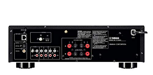 Yamaha R-N303BL Stereo Receiver with Wi-Fi Bluetooth & Phono Black, Works with Alexa (Renewed)