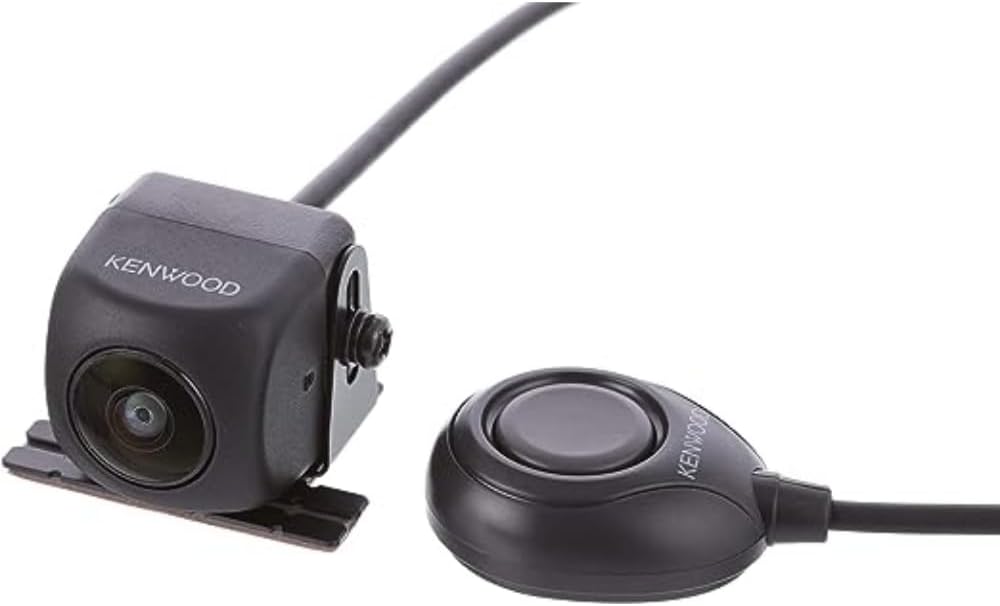 Kenwood CMOS-320LP Front or Rear View Camera with License Plate Mounting Kit & Camera Switch Unit (Open Box)