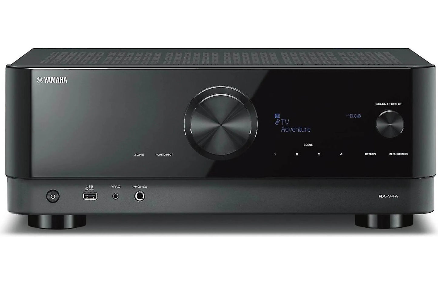 Yamaha RX-V4A 5.2 Channel 8K Home Theater AV Receiver (Open Box)