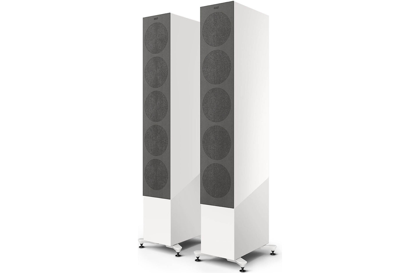 KEF R11 Meta - Pair shown, with included microfiber grilles (speakers sold individually)