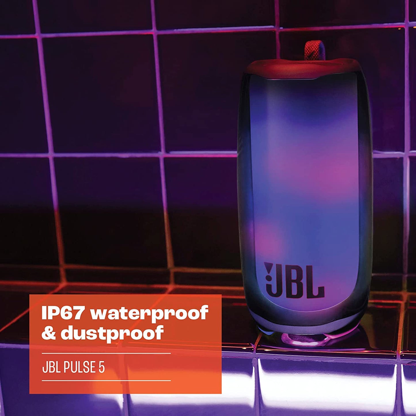 JBL Pulse 5 Portable Bluetooth Speaker with Dazzling Lights Original Pro Sound