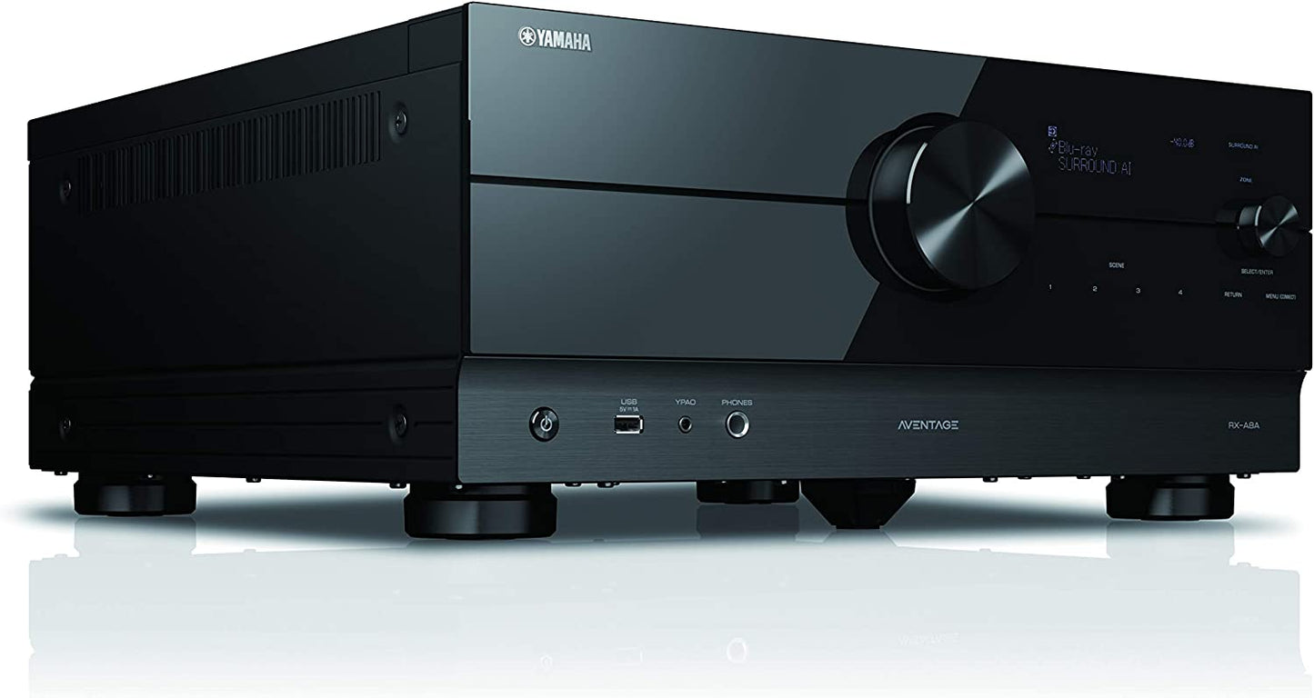 Yamaha RX-A8A AVENTAGE 11.2-Channel AV Receiver with MusicCast (Certified Refurbished)