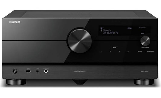 Yamaha RX-A8A AVENTAGE 11.2-Channel AV Receiver with MusicCast (Certified Refurbished)