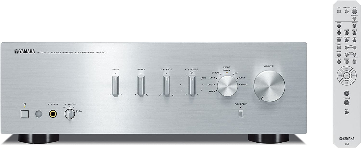 Yamaha A-S501 Integrated Amplifier Silver (Certified Refurbished)