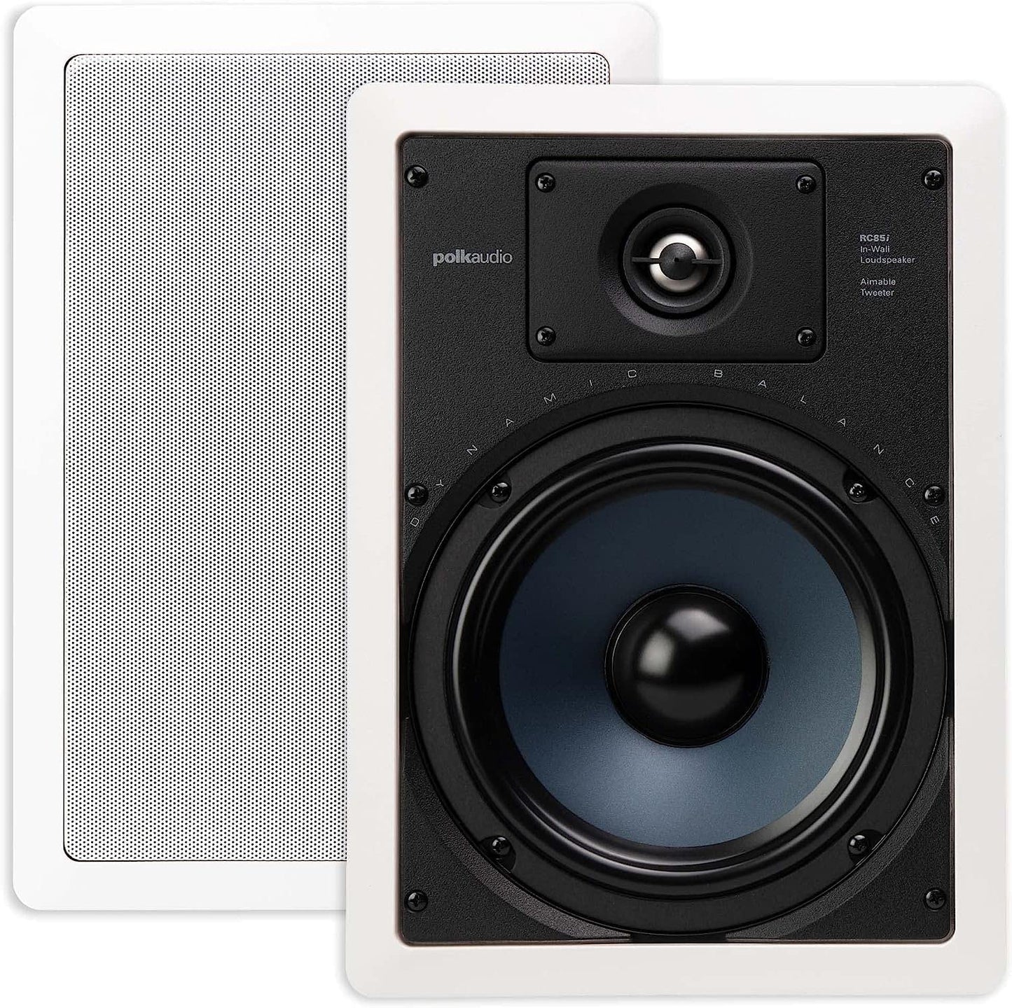 Polk Audio RC85i 8'' 2-Way Premium In-Wall Speakers (4 Speaker Bundle)