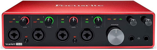 Focusrite Scarlett 18i8 (3rd Gen) USB Audio Interface with Pro Tools