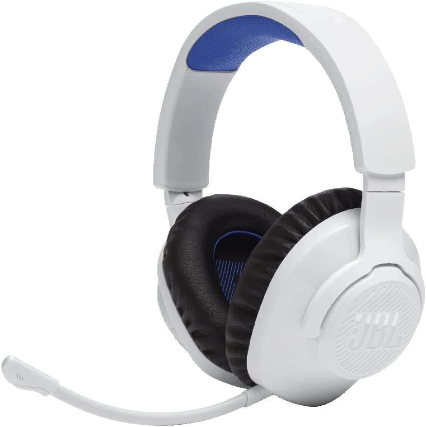 JBL Quantum 360P Console Gaming Headset for Playstation (White)