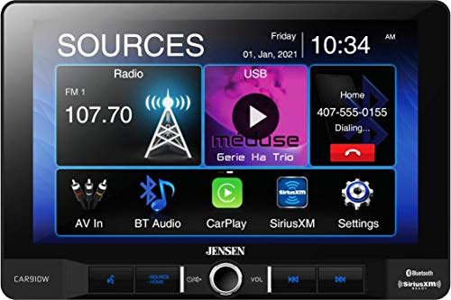 Jensen CAR910W Digital Multimedia Receiver (Does Not Play Discs)