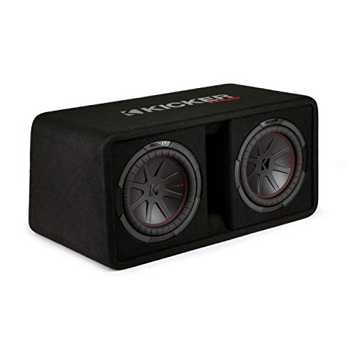 Kicker CompR 10"(25cm) Dual subwoofers in Vented encl, 2ohm, RoHS Compliant - Car Subwoofers - electronicsexpo.com