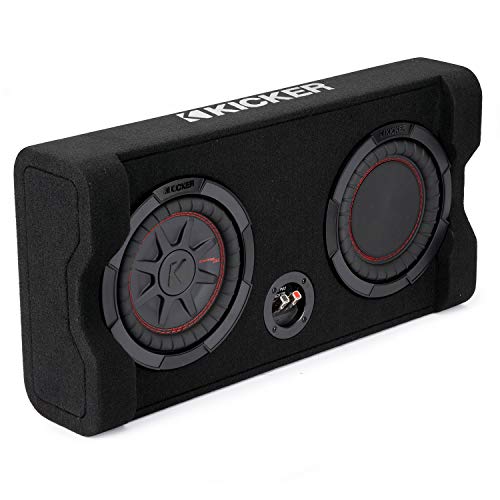 KICKER TRTP 8" (20cm) Thin Down Firing Subwoofer and Passive Radiator Enclosure, 2-Ohm, RoHS Compliant - Car Subwoofers - electronicsexpo.com