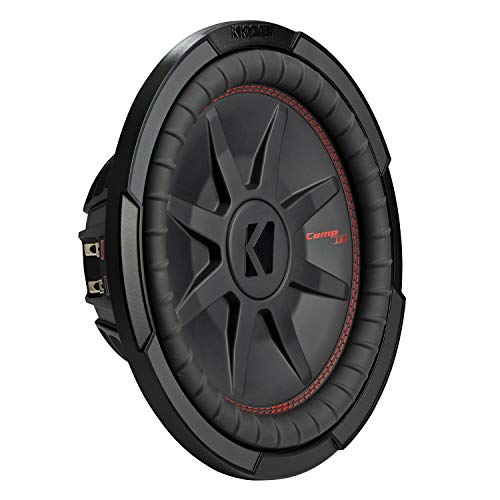 Kicker 48CWRT124 CompRT Series Shallow-Mount 12" Subwoofer Dual 4-ohm Voice Coils