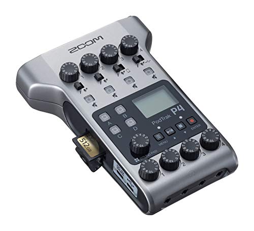 Zoom PodTrak P4 Portable Multitrack Podcast Recorder