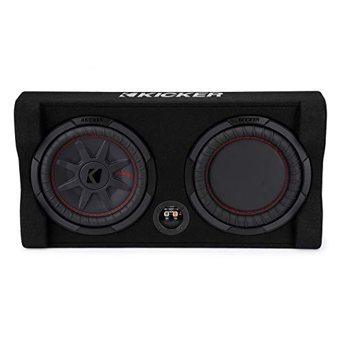 KICKER TRTP 10" (25cm) Thin Down Firing Subwoofer and Passive Radiator Enclosure, 2-Ohm, RoHS Compliant - Car Subwoofers - electronicsexpo.com