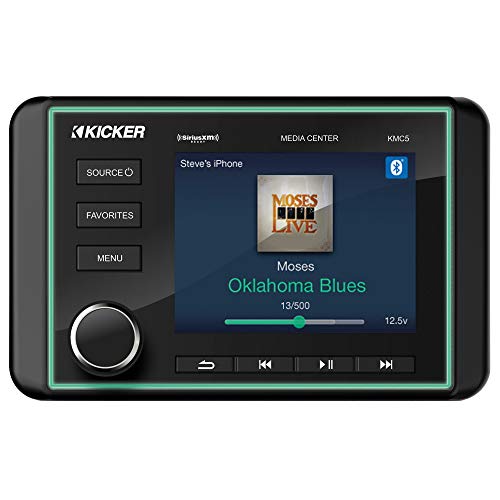 KICKER 46KMC5 Weather-Resistant Gauge-Style Marine Digital Media Receiver