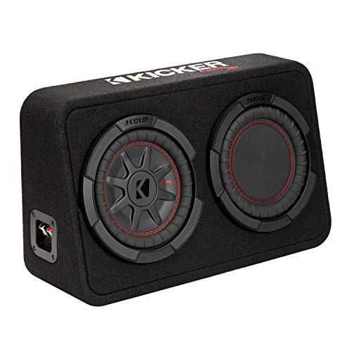 KICKER CompRT 8"(20cm) Subwoofer in Thin Profile encl, 2ohm, RoHS Compliant - Car Subwoofers - electronicsexpo.com