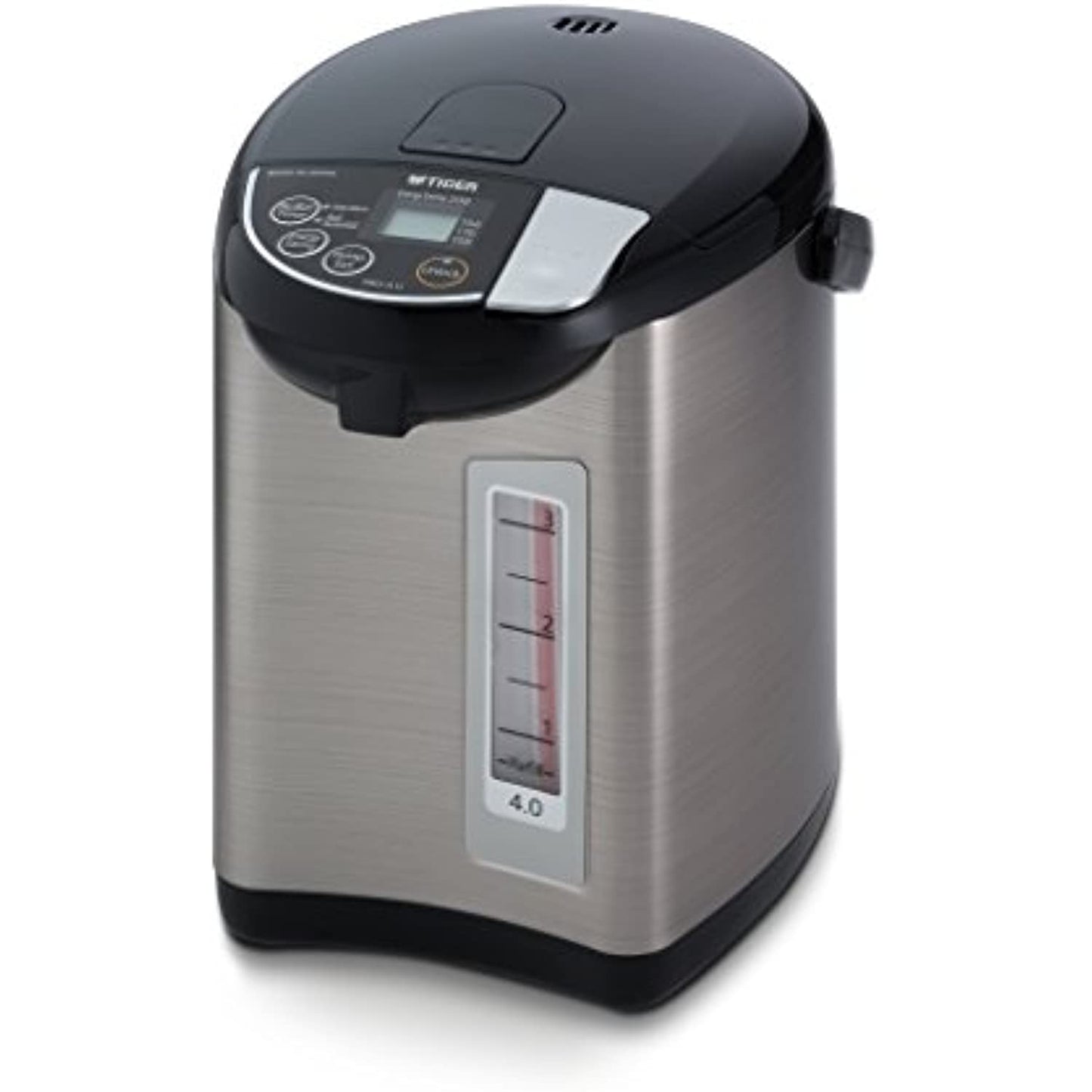 Tiger PDU-A40U-K Electric Water Boiler and Warmer (Stainless Black/4.0-Liter)