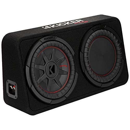 KICKER CompRT 10"(25cm) subwoofer in Thin Profile encl, 2ohm, RoHS Compliant - Car Subwoofers - electronicsexpo.com