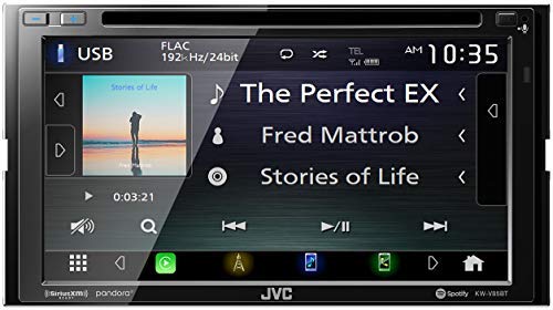 JVC KW-V85BT Compatible with Android Auto/Apple CarPlay CD/DVD Stereo/Bluetooth - Car Stereo Receivers - electronicsexpo.com