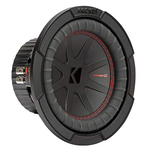 Kicker 48CWR84 CompR Series 8" Subwoofer Dual 4-ohm Voice Coils