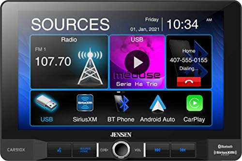 Jensen CAR910X - 9" Multimedia Receiver with Apple CarPlay/Android Auto - Car Stereo Receivers - electronicsexpo.com