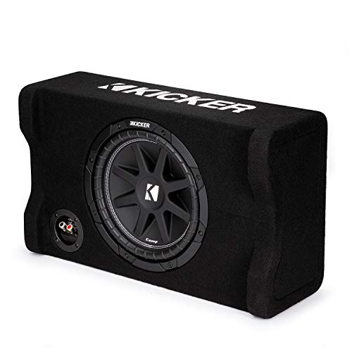 Kicker 48CDF104 Comp Series Sealed Down-Firing Enclosure With 10" 4-Ohm Subwoofer