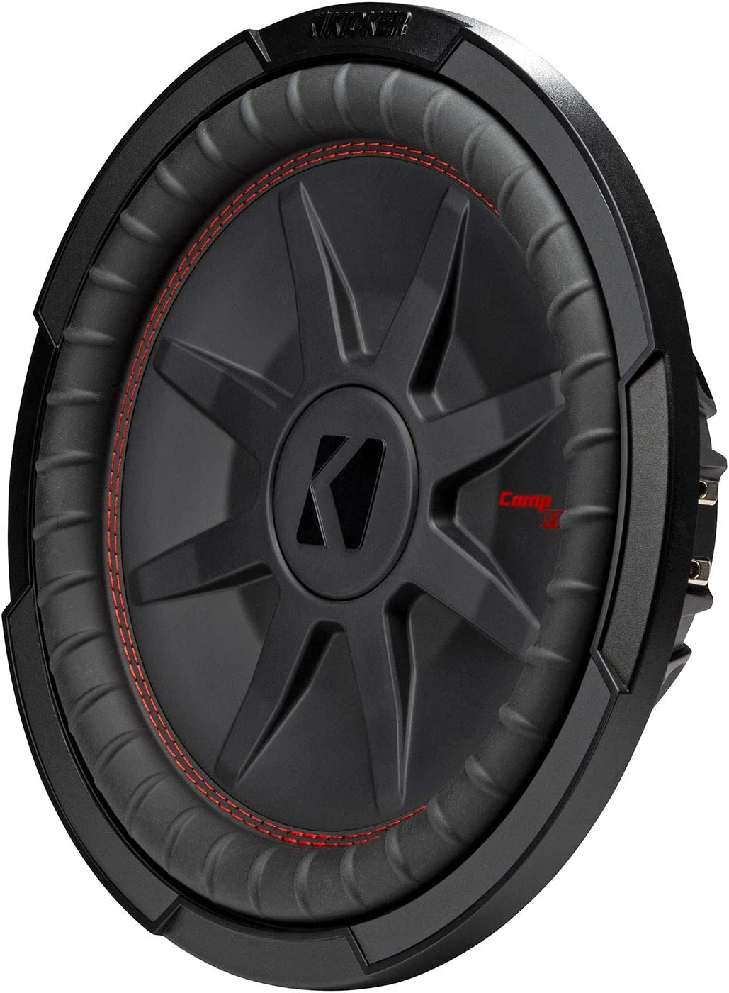 Kicker 48CWRT124 CompRT Series Shallow-Mount 12" Subwoofer Dual 4-ohm Voice Coils