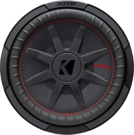 Kicker CompRT 12" Subwoofer, DVC, 2-ohm, RoHS Compliant