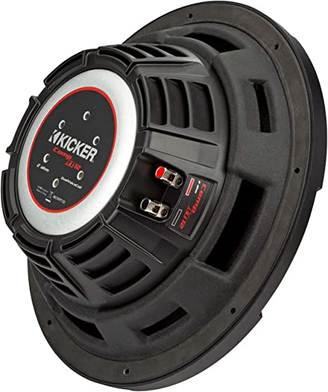 Kicker CompRT 12" Subwoofer, DVC, 2-ohm, RoHS Compliant