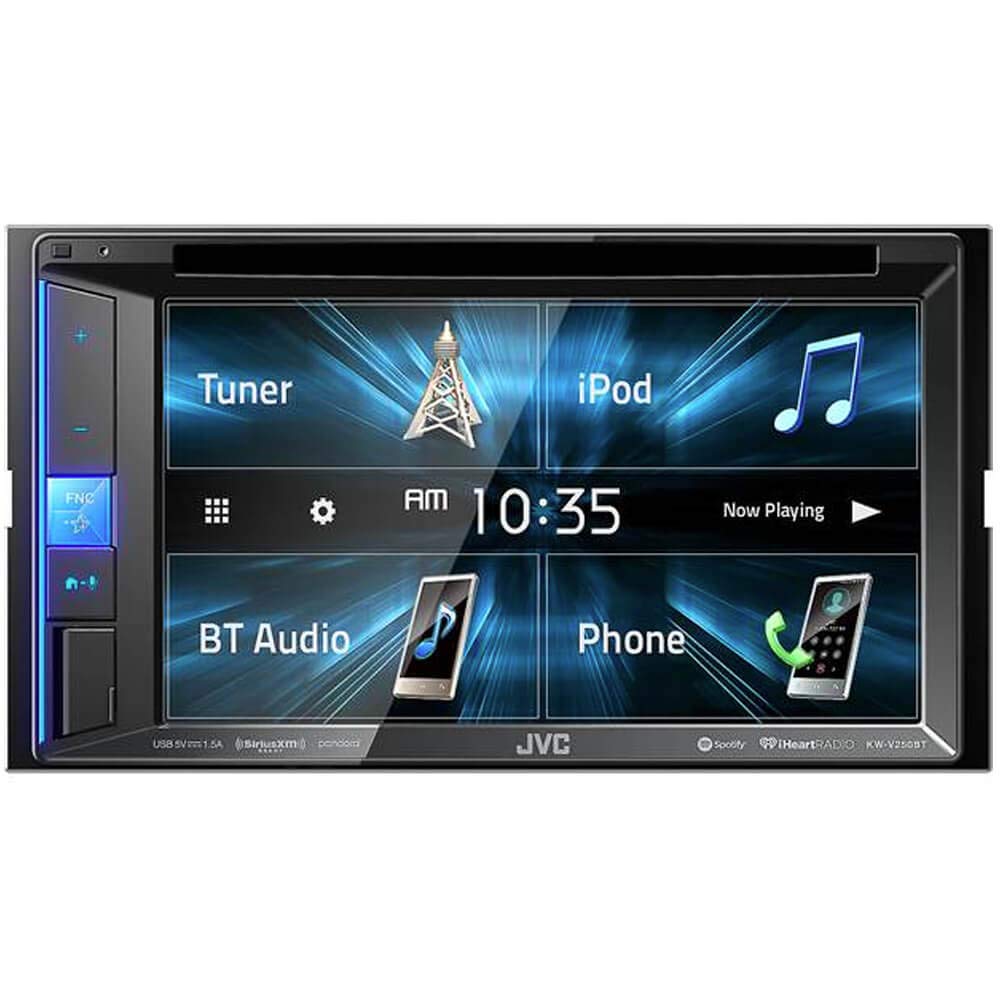 JVC KW-V250BT 6.2" CD/DVD Receiver w/ USB Input and Bluetooth - Car Stereo Receivers - electronicsexpo.com